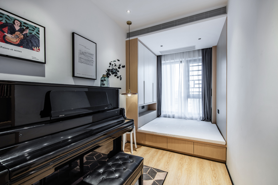 现代风格室内家装案例效果图-客卧 现代风格室内家装案例效果图-客卧