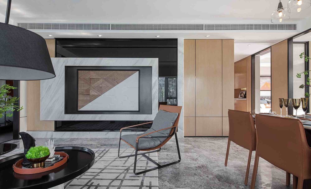 北欧风格室内家装案例效果图-客厅电视背景墙 北欧风格室内家装案例效果图-客厅电视背景墙