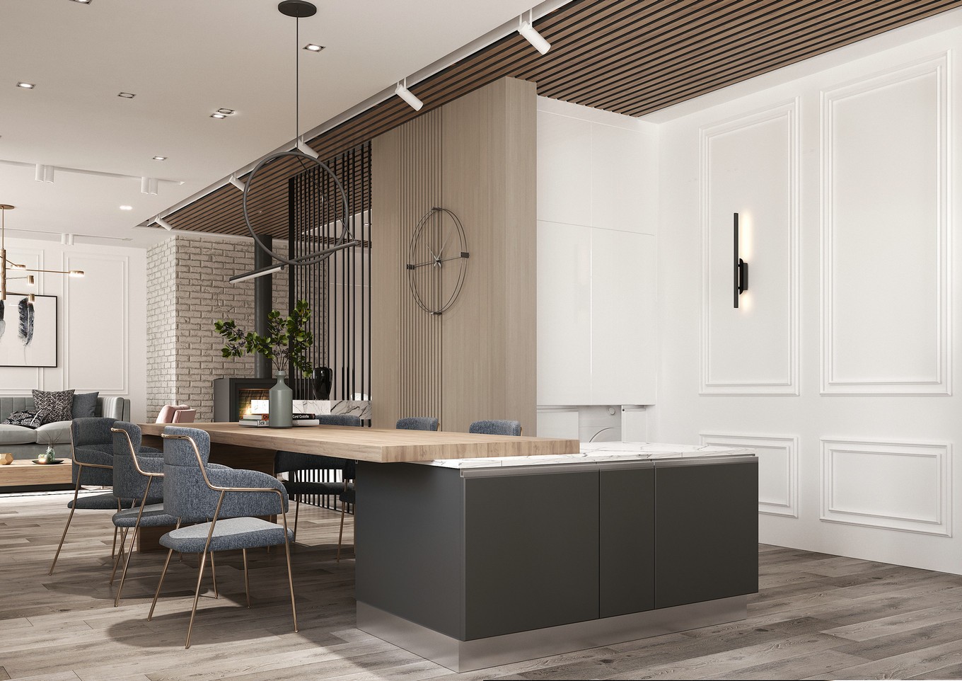 佛山装修公司北欧风格室内装修效果图-餐厅 佛山装修公司北欧风格室内装修效果图-餐厅